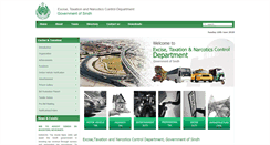 Desktop Screenshot of excise.gos.pk