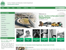 Tablet Screenshot of excise.gos.pk